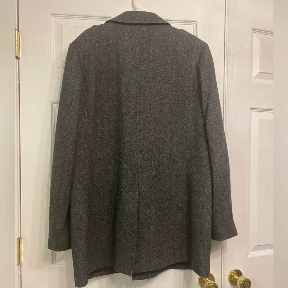 Express Tweed Mens’s Double Breasted Coat Size XL - Picture 3 of 3